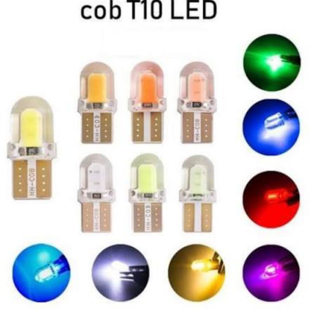 Led t10 cob lampu sen Lampu sein LED lampu motor led