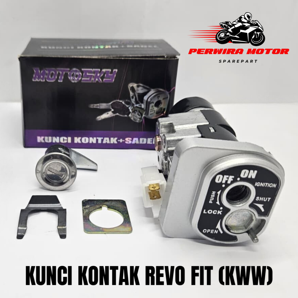 Kunci Kontak Assy Revo Fit KWW - Kunci Kontak Set Revo Fit Motosky