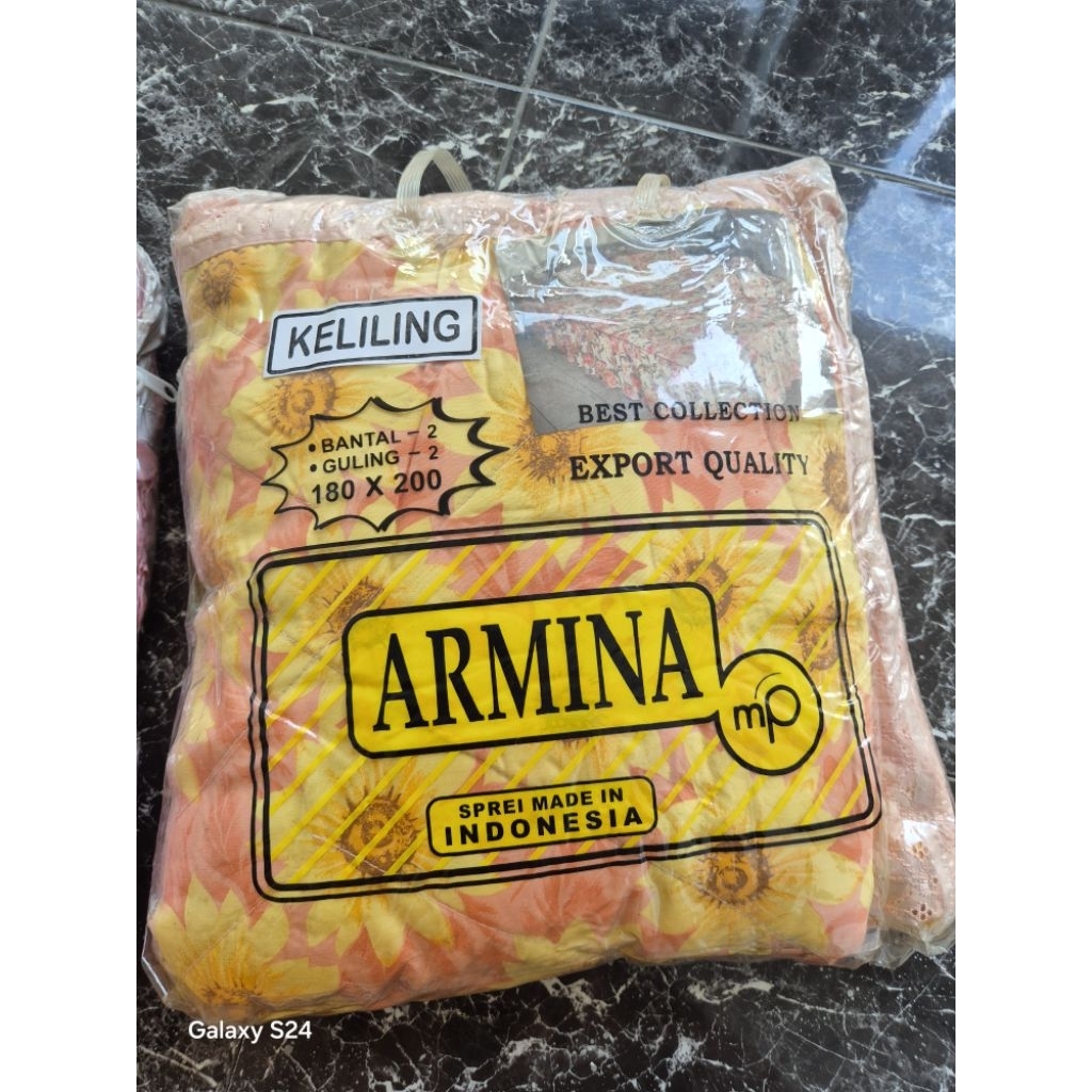 sprei bed cover lengkap sarban sargul