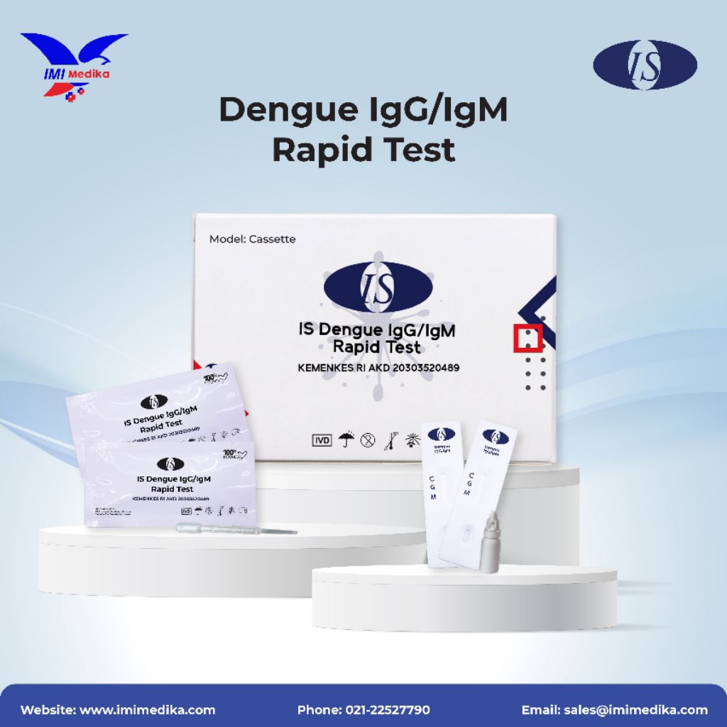 IS Dengue IgG/IgM Rapid Test - 25 Test/box