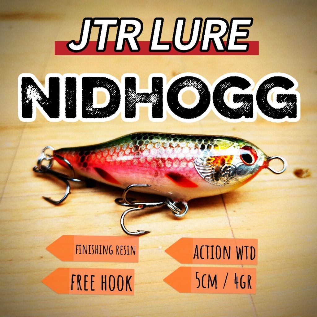 WTD NIDHOGG 5CM | JTRLURE | Lure handmade | Lure kayu