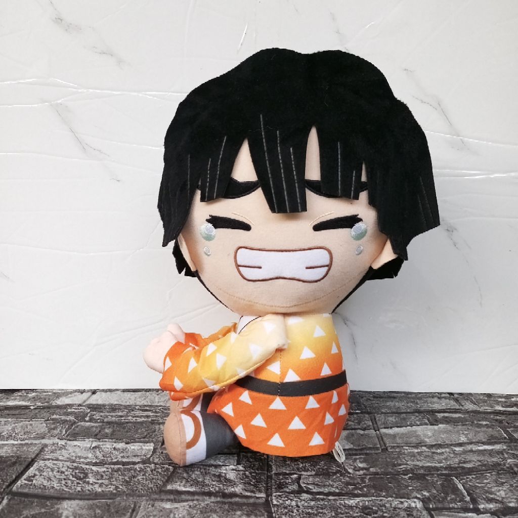 BONEKA KIMETSU NO YAIBA ZENITSU AGATSUMA MUDA / OFFICIAL MERCHANDISE DEMON SLAYER YOUNG ZENITSU AGAT