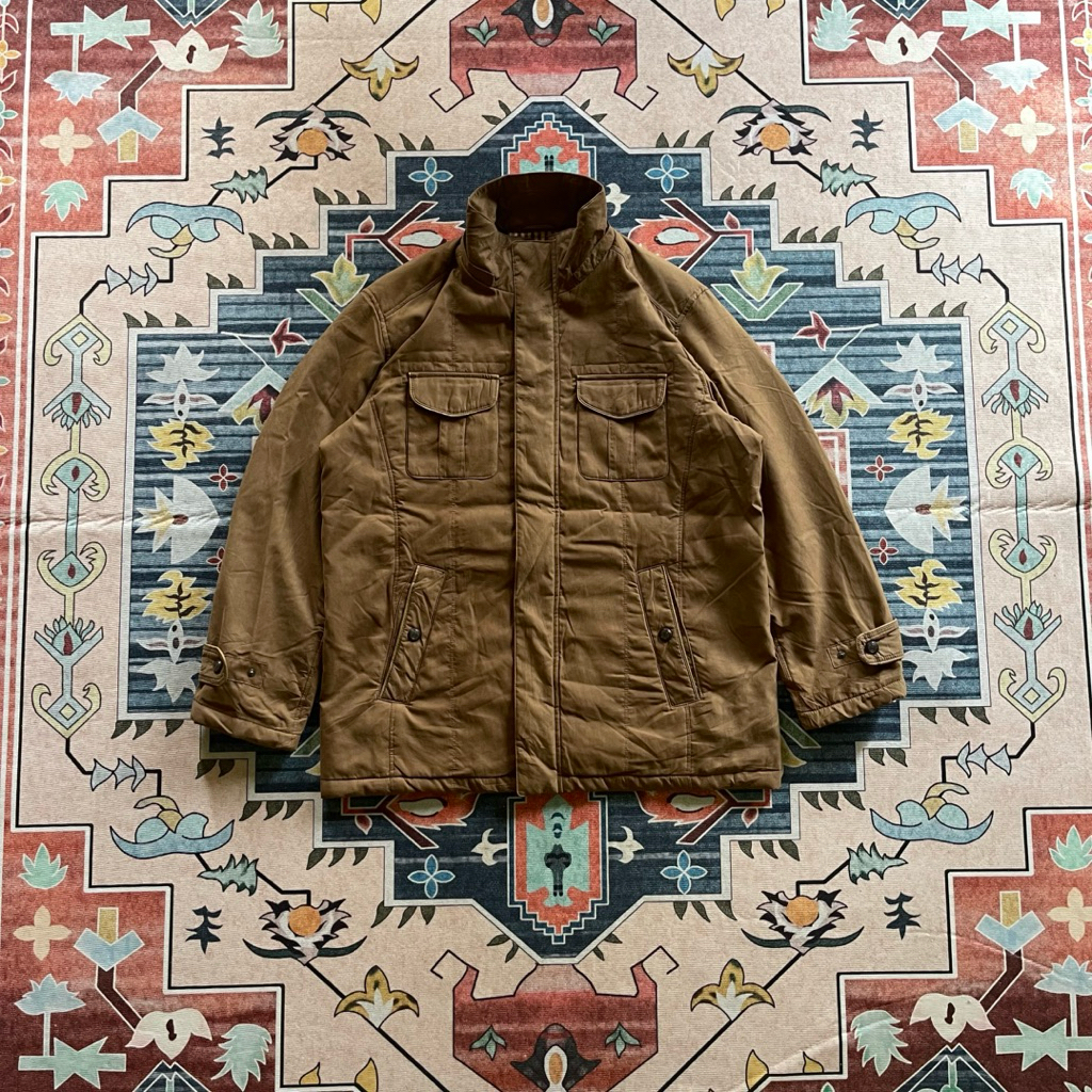 Jacket Outdoor Topvalu Military Field Jacket Brown Outdoor