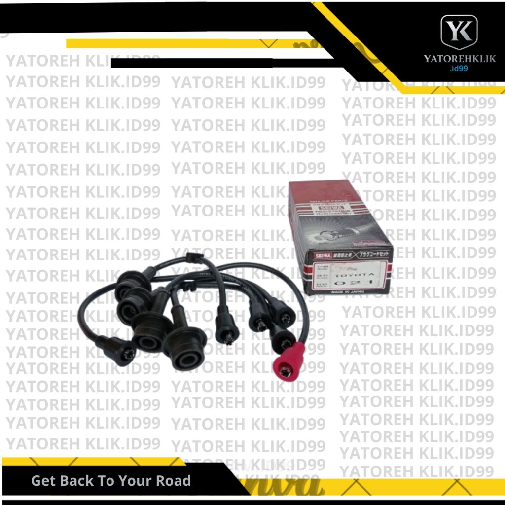 Kabel Busi Kijang 5K 4K 7K Karburator Original Seiwa Japan / Plug Cable Kijang 5K 4K 7K Karburator S