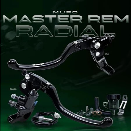 MASTER REM + KOPLING MUPO ZX7045 BLACK