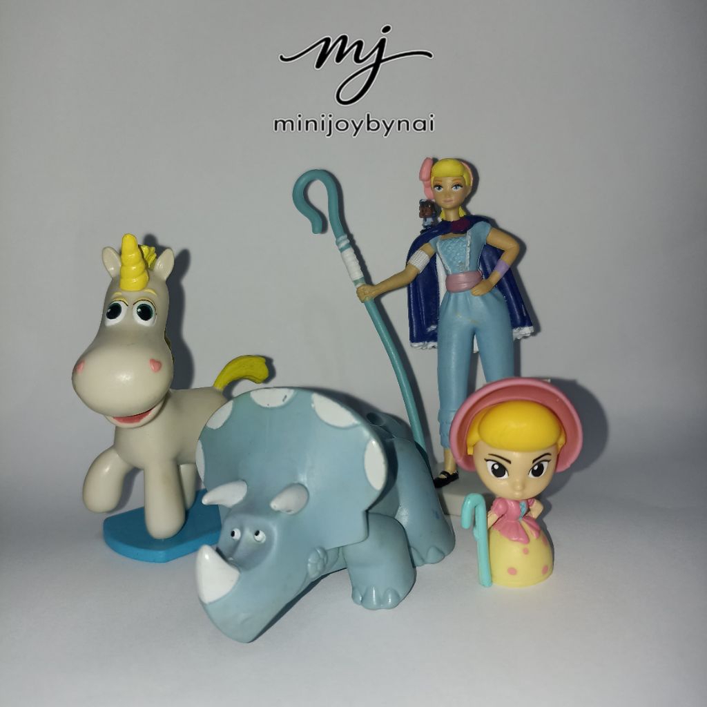 Mini Figure Toy Story Brand Disney Pixar. Boo, Trixie, Buttercup