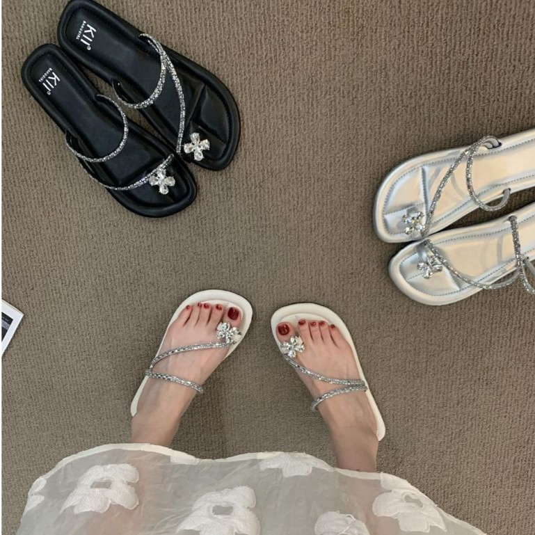 Sandal Wanita Wegdes Kupu-Kupu Fashion Wanita Import Bahan Kualitas Premium Sandal Model Terbaru Cew