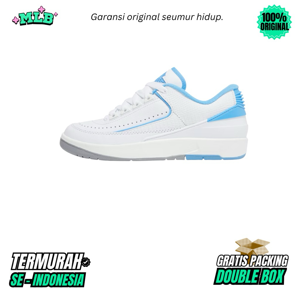 Sepatu Air Jordan 2 Retro Low University Blue