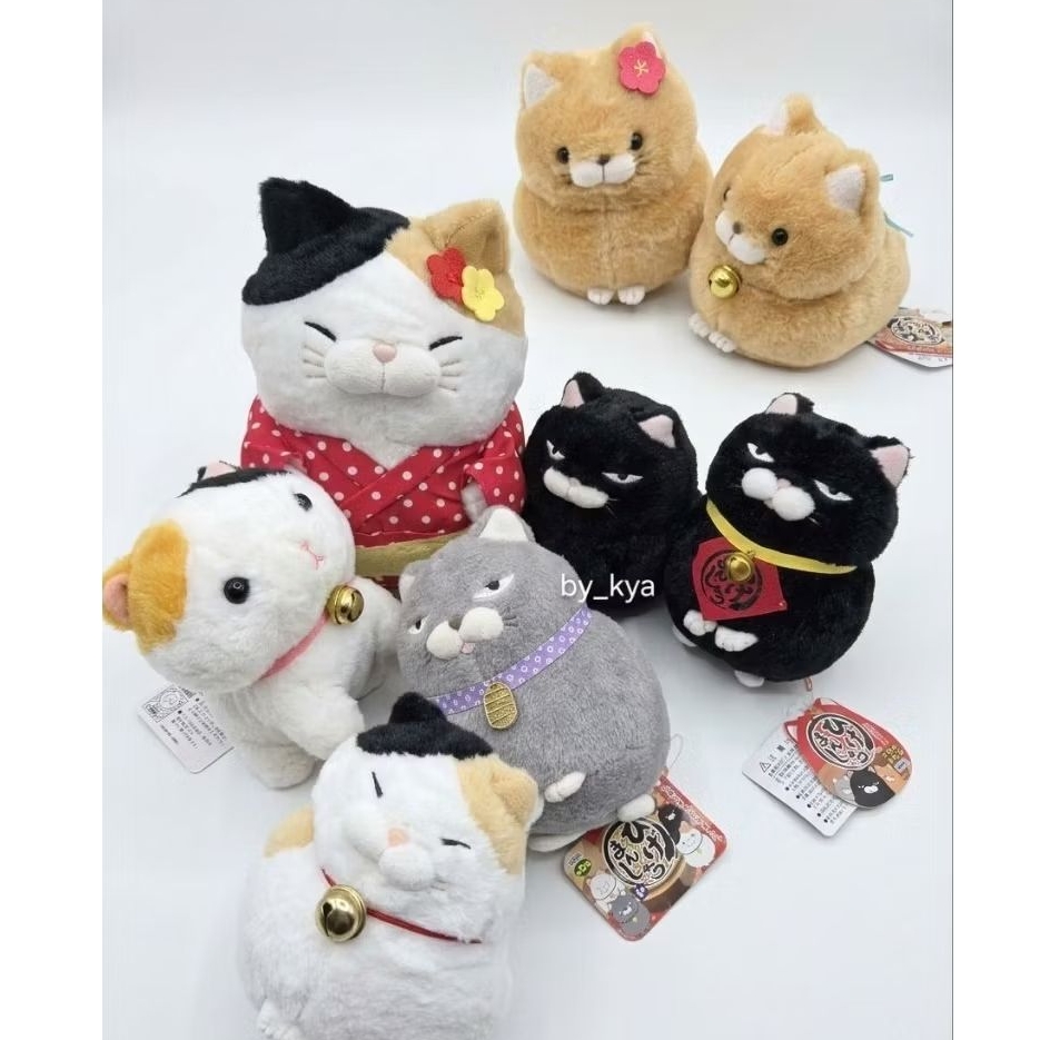 BONEKA KUCING HOKI AMUSE HIGEMANJYU | PRELOVED | BONEKA KUCING LUCU