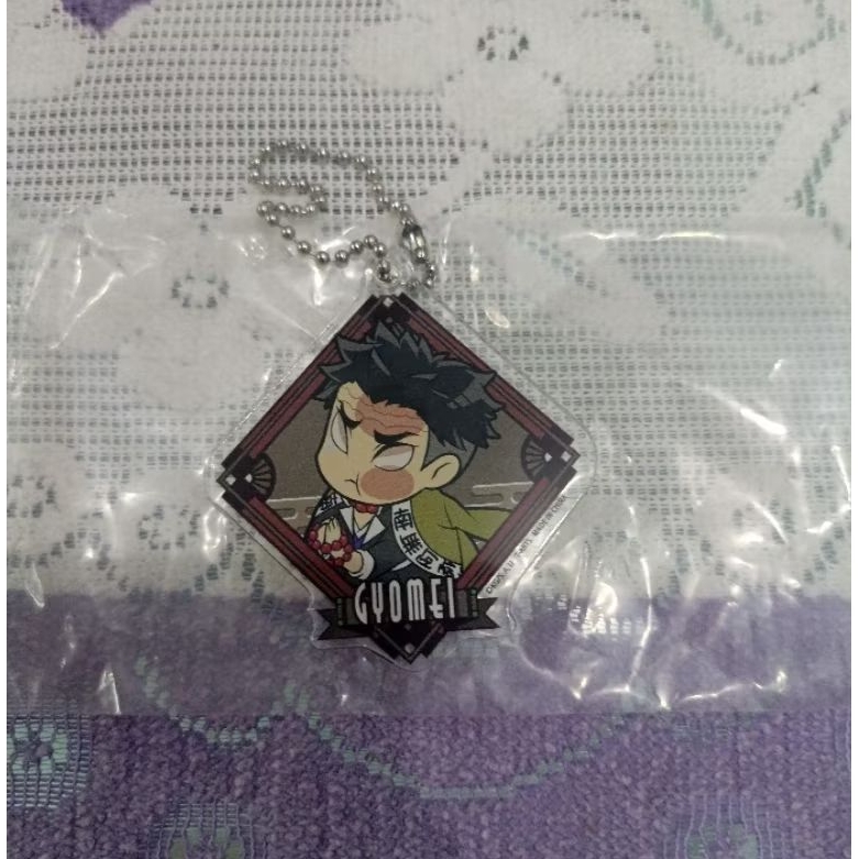 keychain acrylic demon slayer himejima gyomei demon slayer kimetsu no yaiba gashapon
