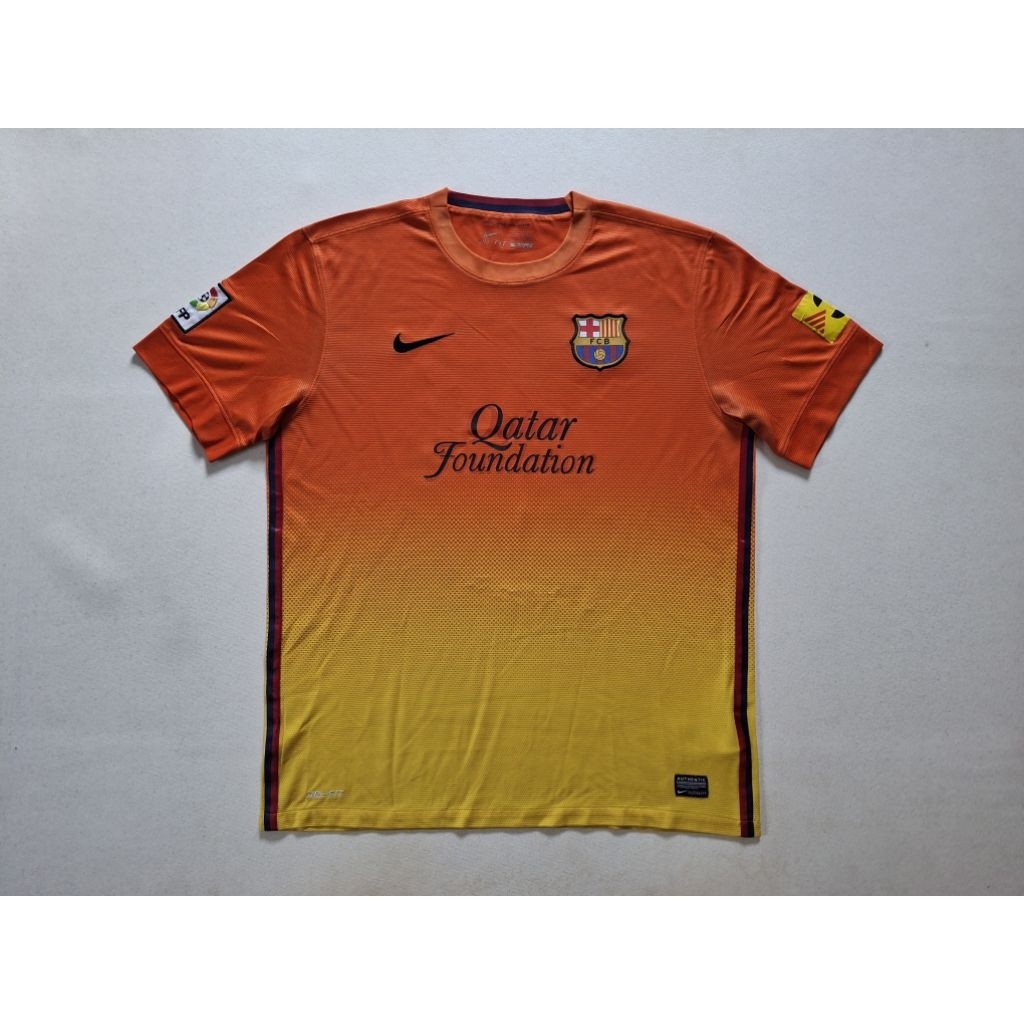 JERSEY BOLA BARCELONA AWAY TAHUN 2012/2013 MESSI ORIGINAL 100%
