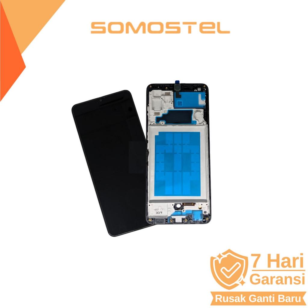 Somostel - Layar LCD Touchscreen Compatible With Samsung A32 4G ( A325 ) HD + FULLSET