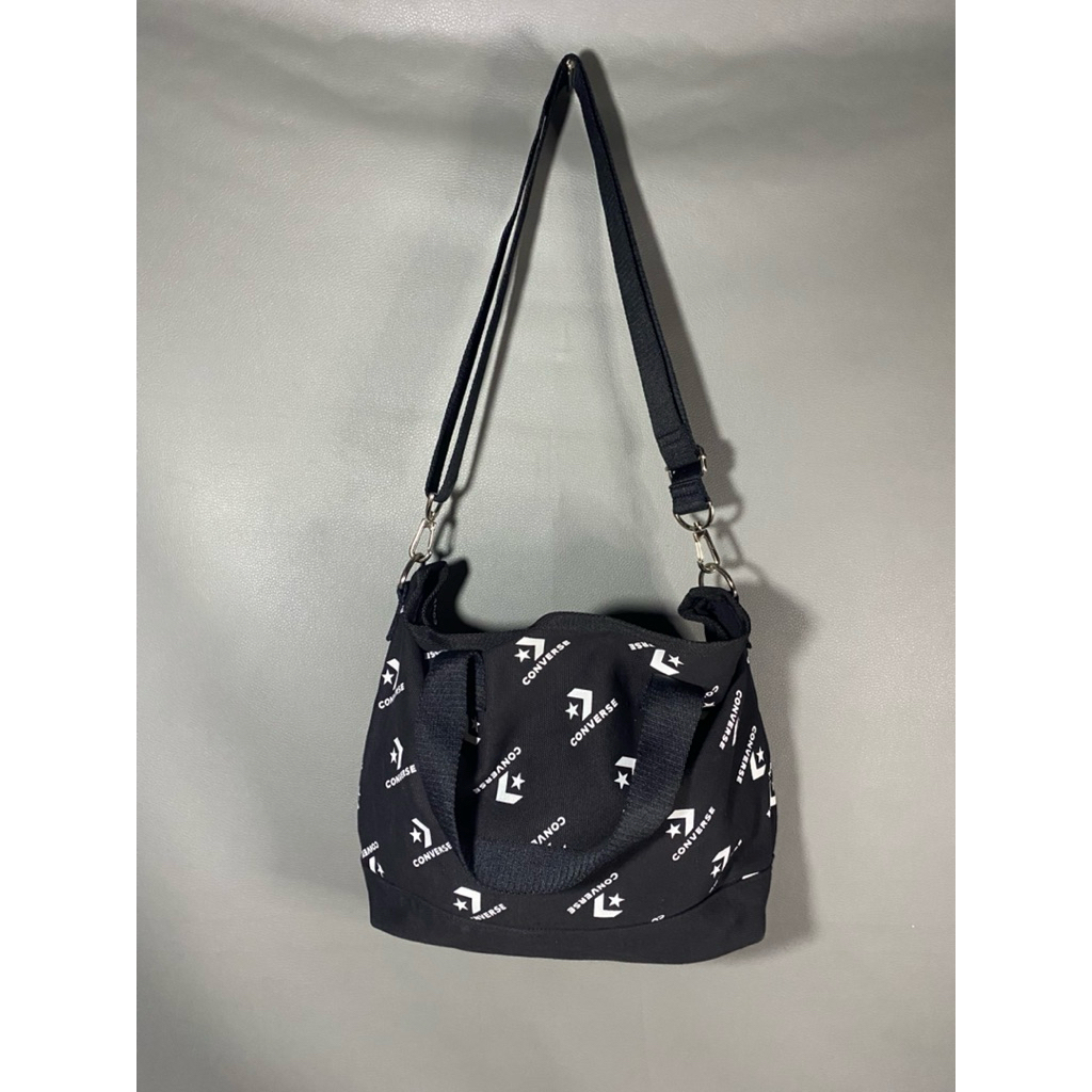 CONVERSE MONOGRAM SLINGBAG / TAS CONVERSE / TAS SELEMPANG CONVERSE / CONVERSE TOTE BAG / CONVERSE 2 