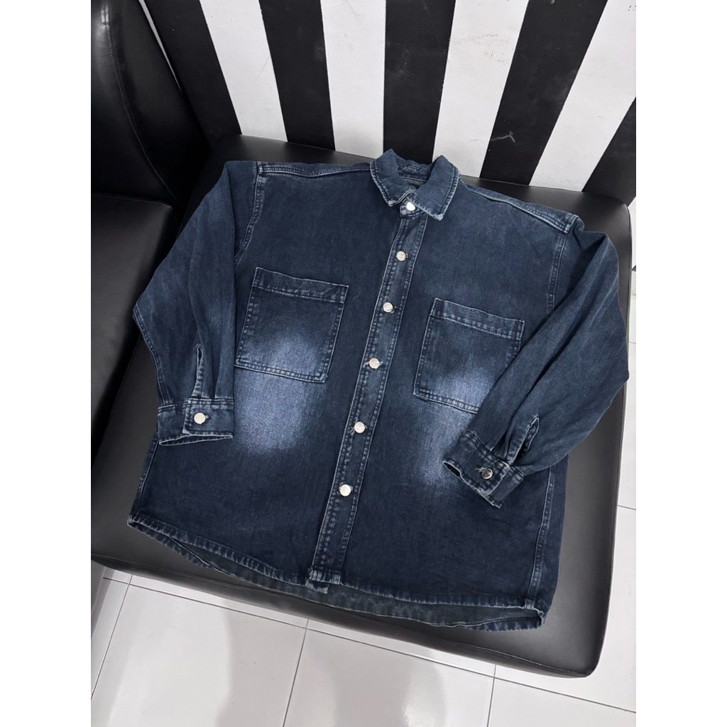 PRELOVED! Pricklycholla oversize blueblack denim