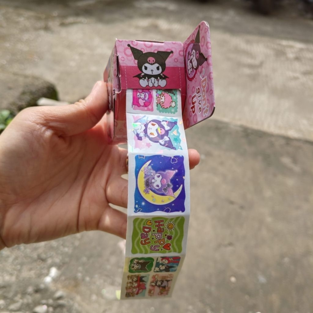stiker rolling box / stiker karakter / stiker tempel lucu