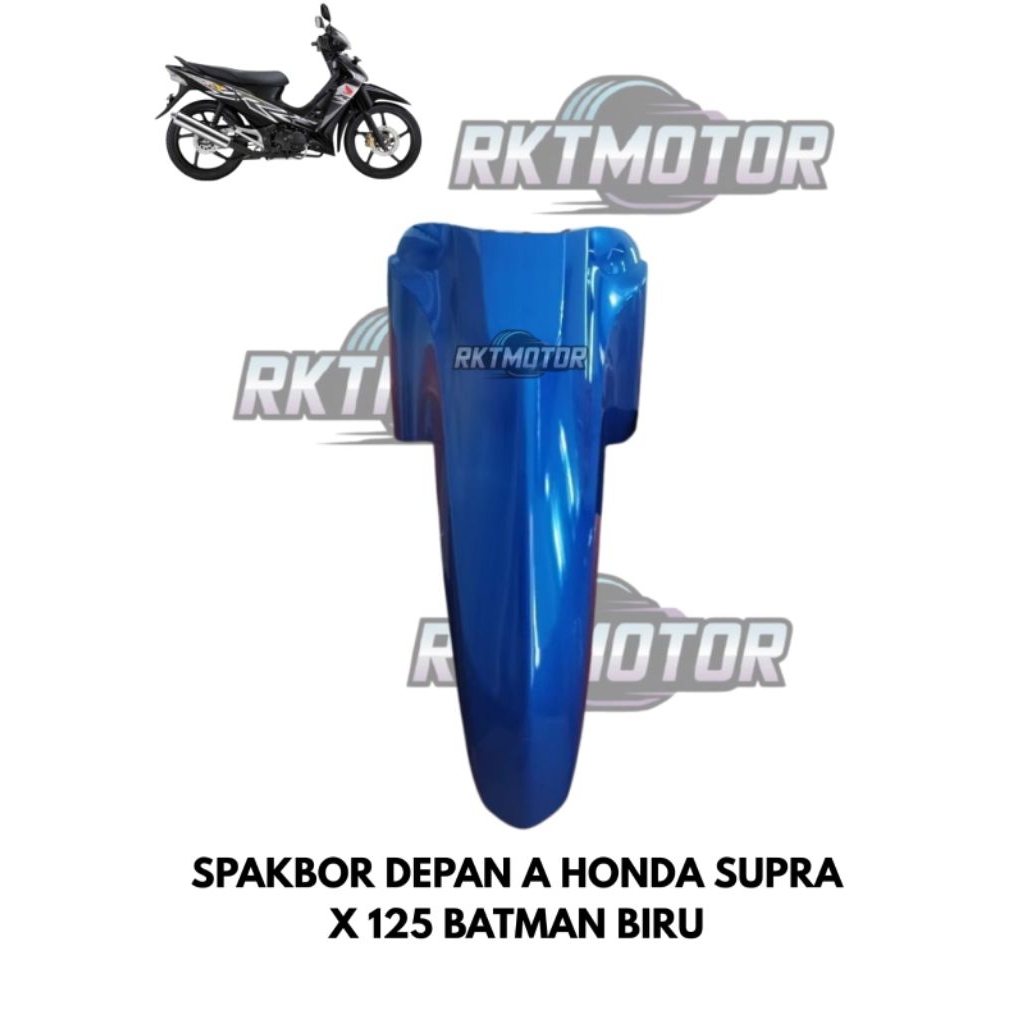 SPAKBOR DEPAN A SUPRA X 125 BATMAN BIRU // SPAKBOR DEPAN SUPRA 125 BATMAN