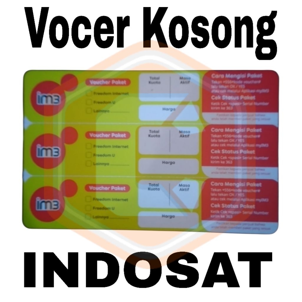 Vocer kosong Indosat