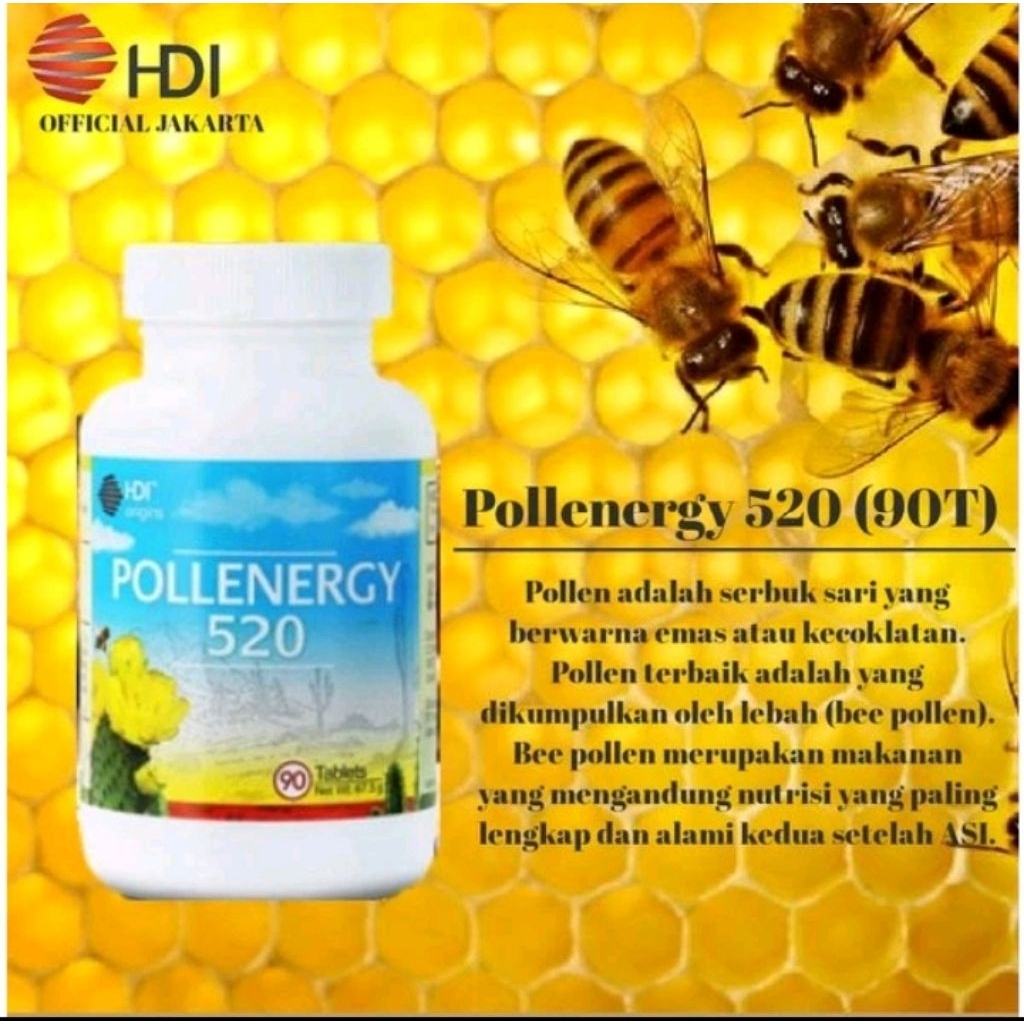 POLLENERGY 520 (90T) 100% ORI EXP TERBARU 2028