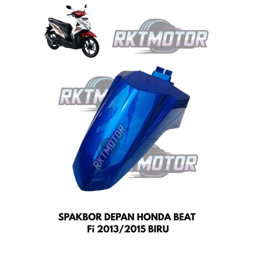 SPAKBOR DEPAN HONDA BEAT FI 2013/2015 BIRU // SPAKBOR DEPAN BEAT FI