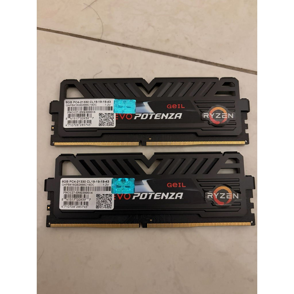 RAM 2x8GB 16GB DDR4 GEIL EVO POTENZA 2666MHZ
