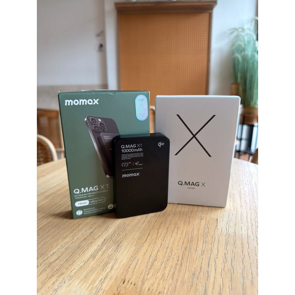 Momax Q.MAG X1 10000 mAh Wireless Magsafe Fast Charging Powerbank Second