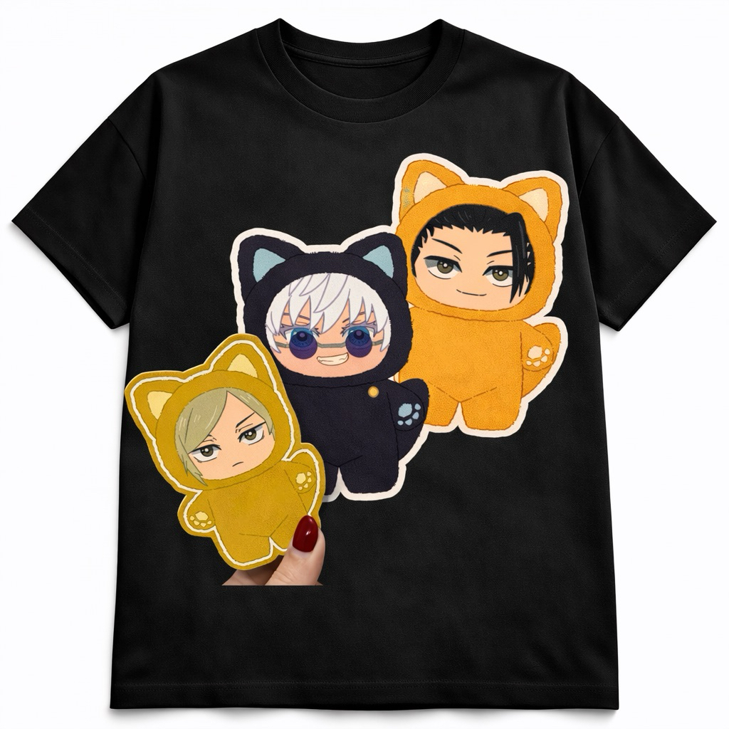 JUJUTSU KAISEN PLUSHIES CAT EAR PLUSHIES EAKI - Haibara - Nanami | kemeja blus inner