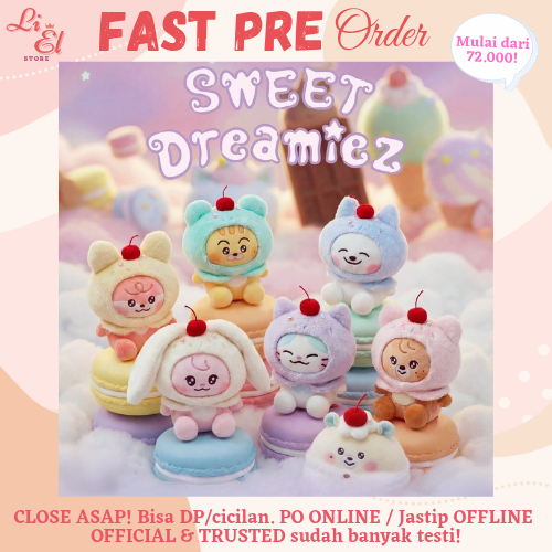 Secure Kkyuping Sitting - Official NCT Dream's SWEET DREAMIEZ x LINE FRIENDS POP UP MD (plush keyrin