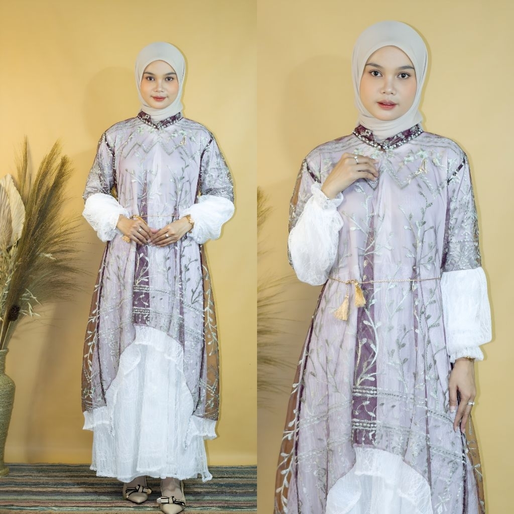 Gamis Kinara Set Outer Inner