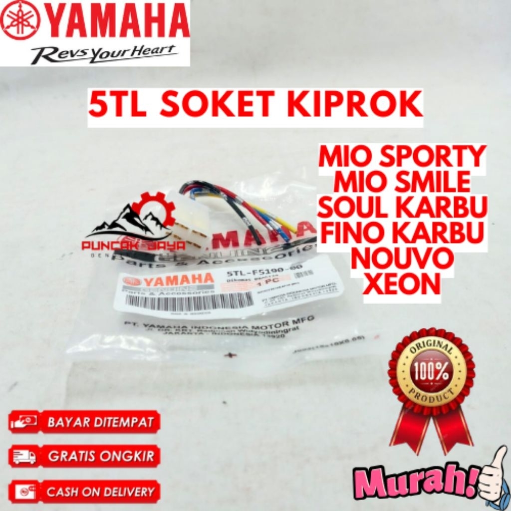 SOKET KIPROK ORIGINAL YAMAHA KODE 5TL, SOKET KIPROK MIO SPORTY, SOKET KIPROK MIO SMILE, SOKET KIPROK
