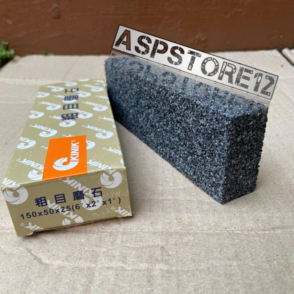 kinik BATU ASAH DRESSING STONE KINIK 6" inch 150 x 50 x 25 (6" x 2" x 1"batu asah dressing stone