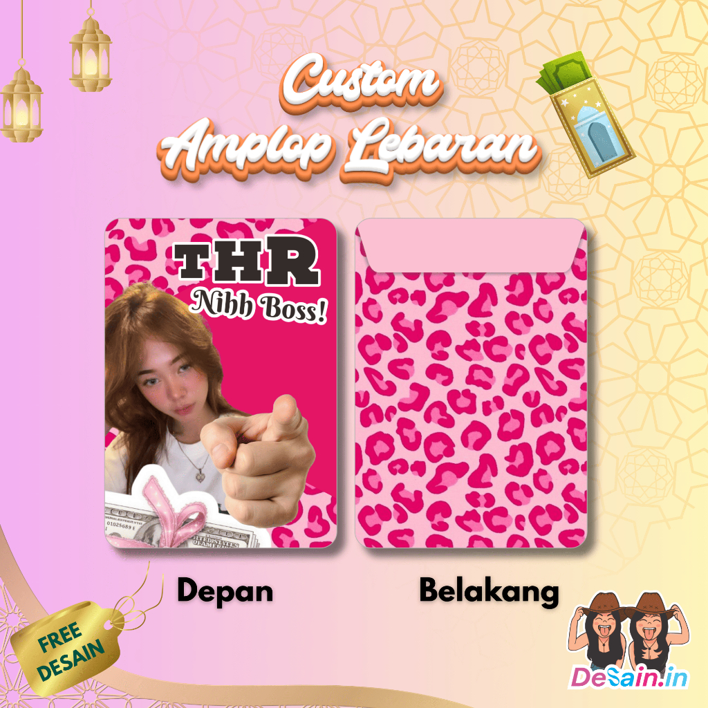 Amplop lebaran custom foto-Amplop lebaran murah-amplop custom