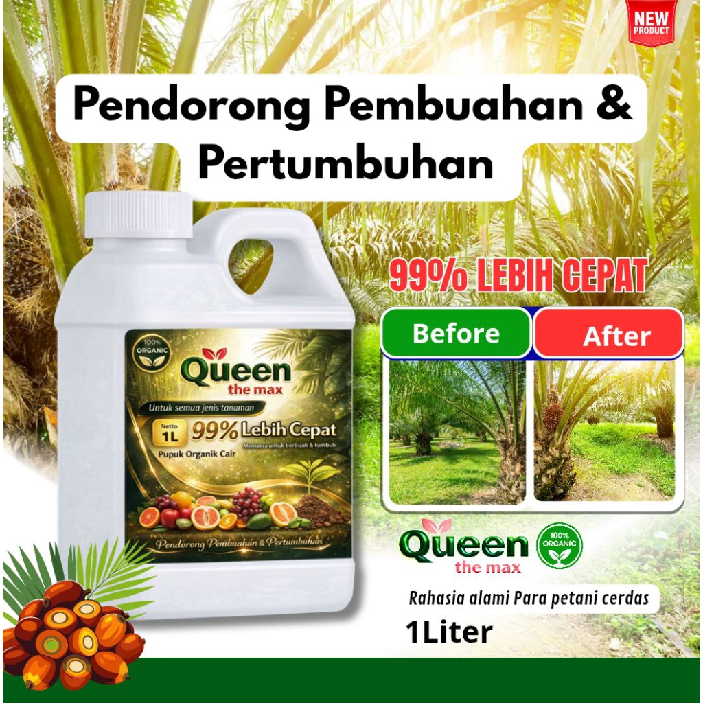 PUPUK ORGANIK CAIR BOOSTER KELAPA SAWIT | BOOSTER  NUTRISI PELEBAT BUAH SAWIT