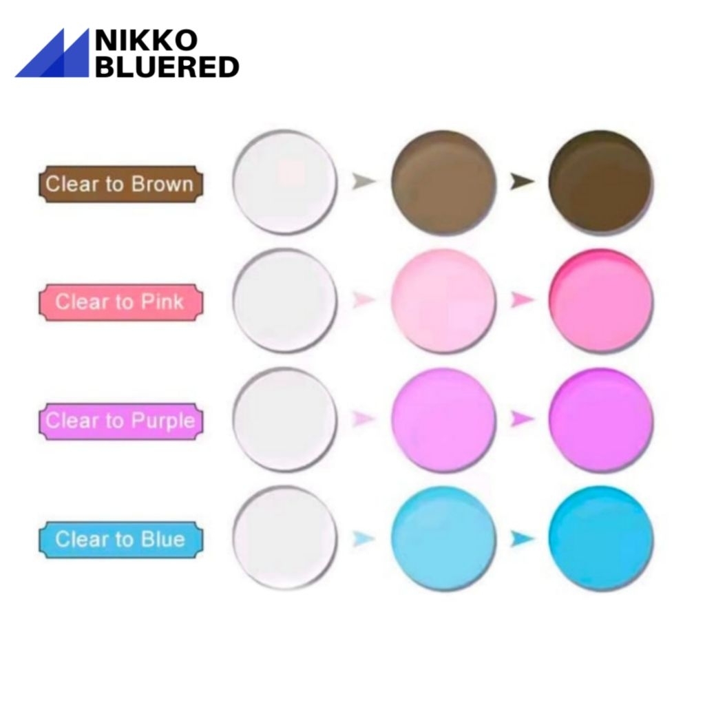 Lensa Photocromic Grade A Photocromic Pink Photocromic Blue Photocromic Purple