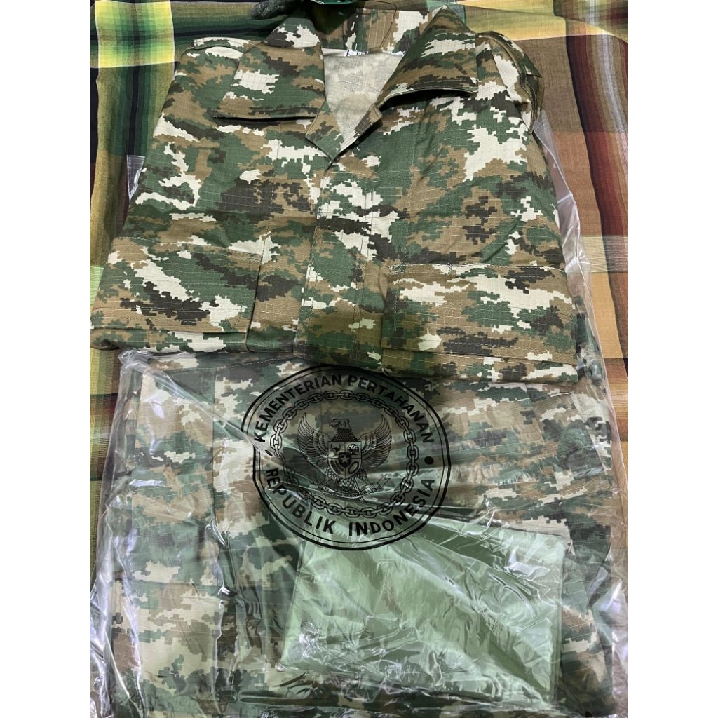 BAJU PDL TRIMANTRA SAGE GREN JATAH KEMHAN RESLETING PEREKAT PT GAJAH