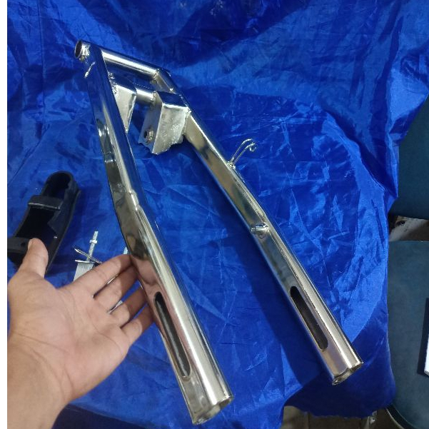 Swing Arm Satria FU model long 63cm bahan pipa besi tebal 2,8mm