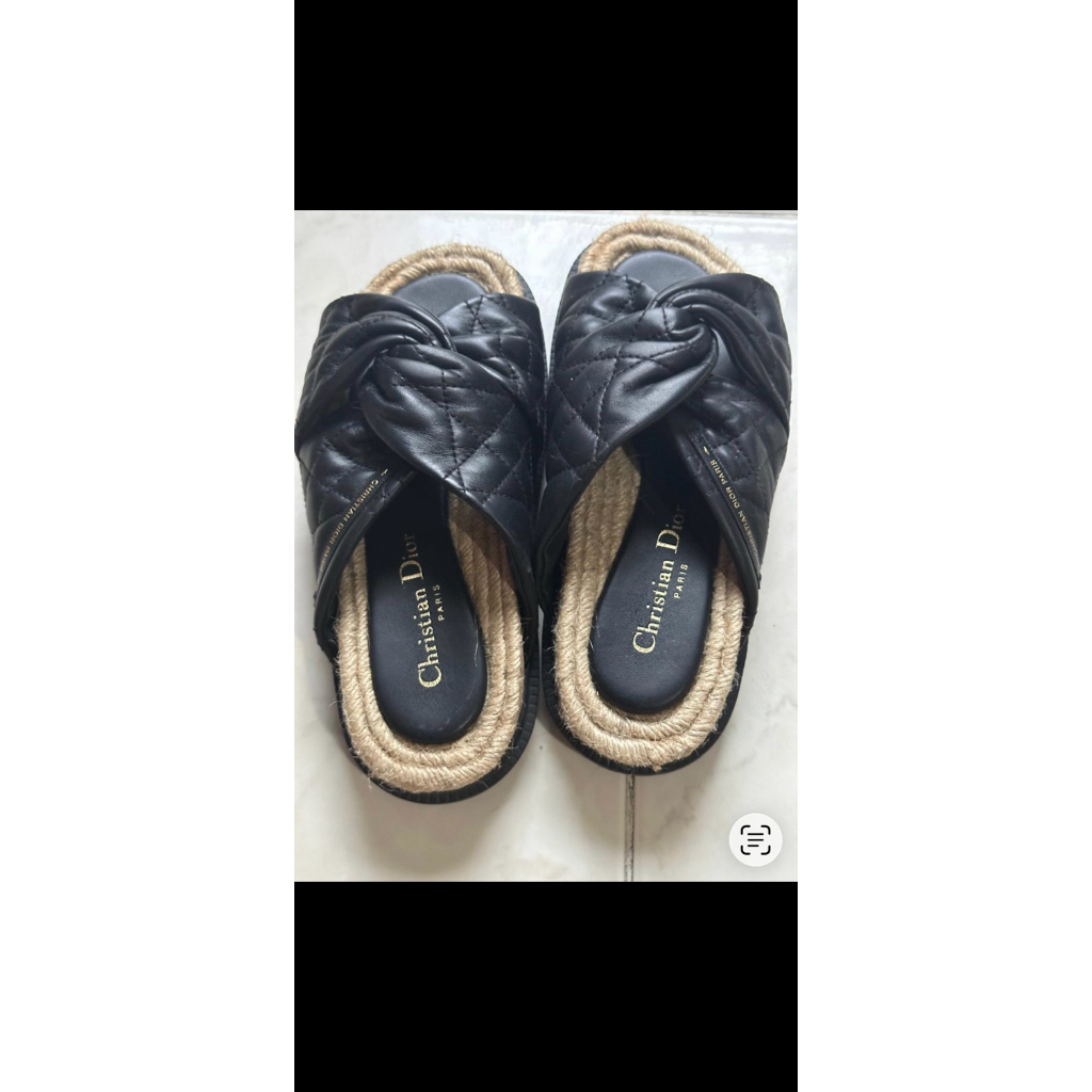 Dior sandal espadrilles authentic