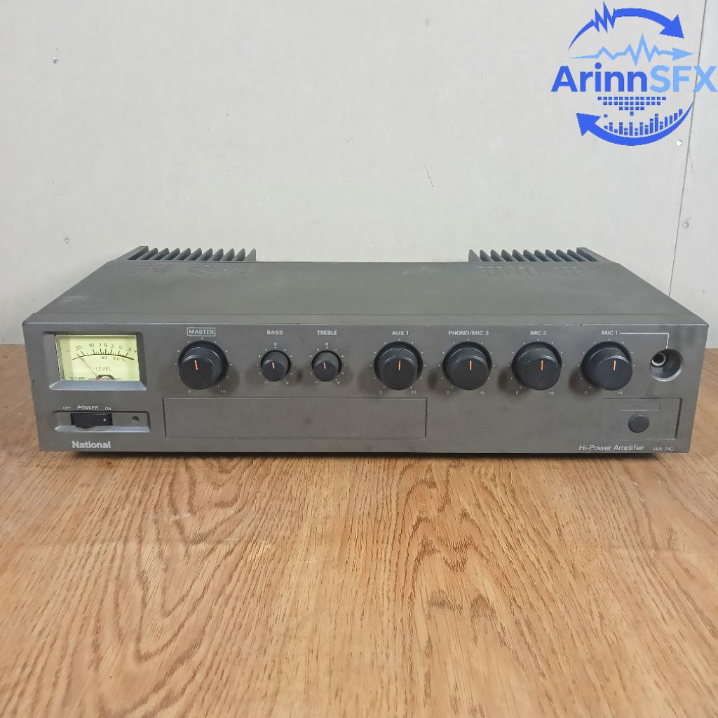 Hi - Power ampli National WA-740 60watt (ampli corong seperti TOA) bekas normal original made in jap
