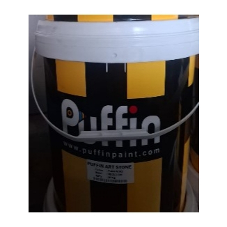 PUFFIN PAINT Art Stone/Cat Pelapis Texture P-ASK W001 20kg Puffin