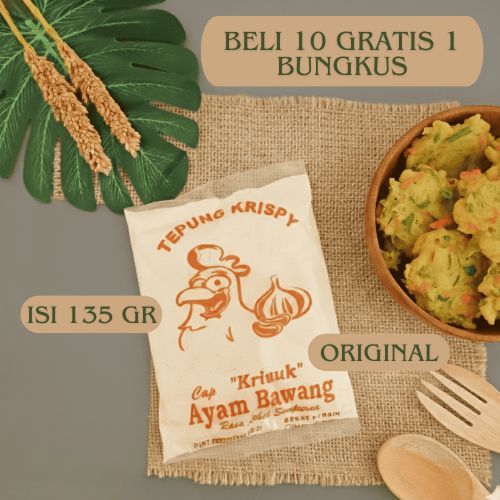 Tepung Bumbu Serbaguna Ayam Crispy/ Tempe Mendoan Kemasan 135 Gram