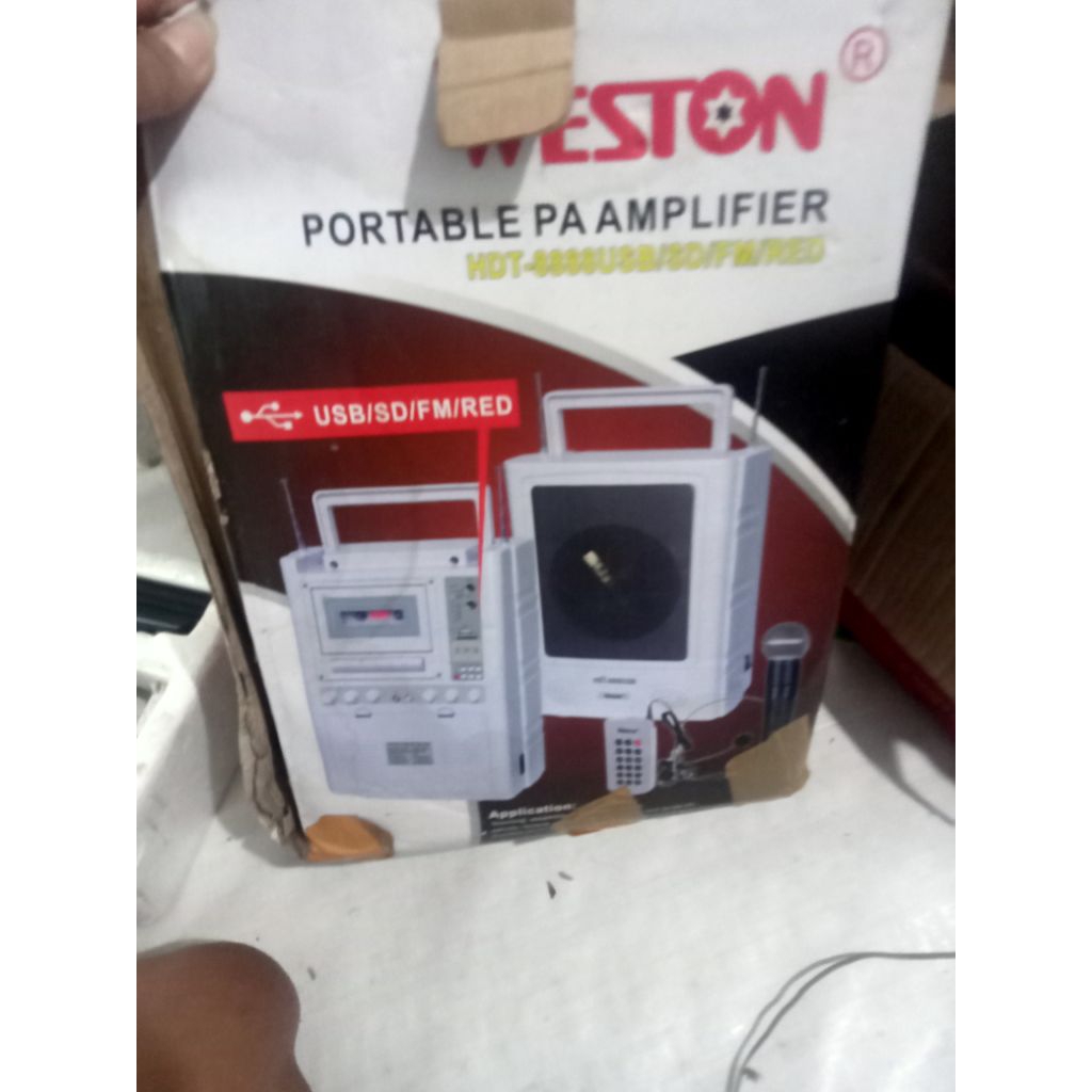 speaker portabel Weston minus