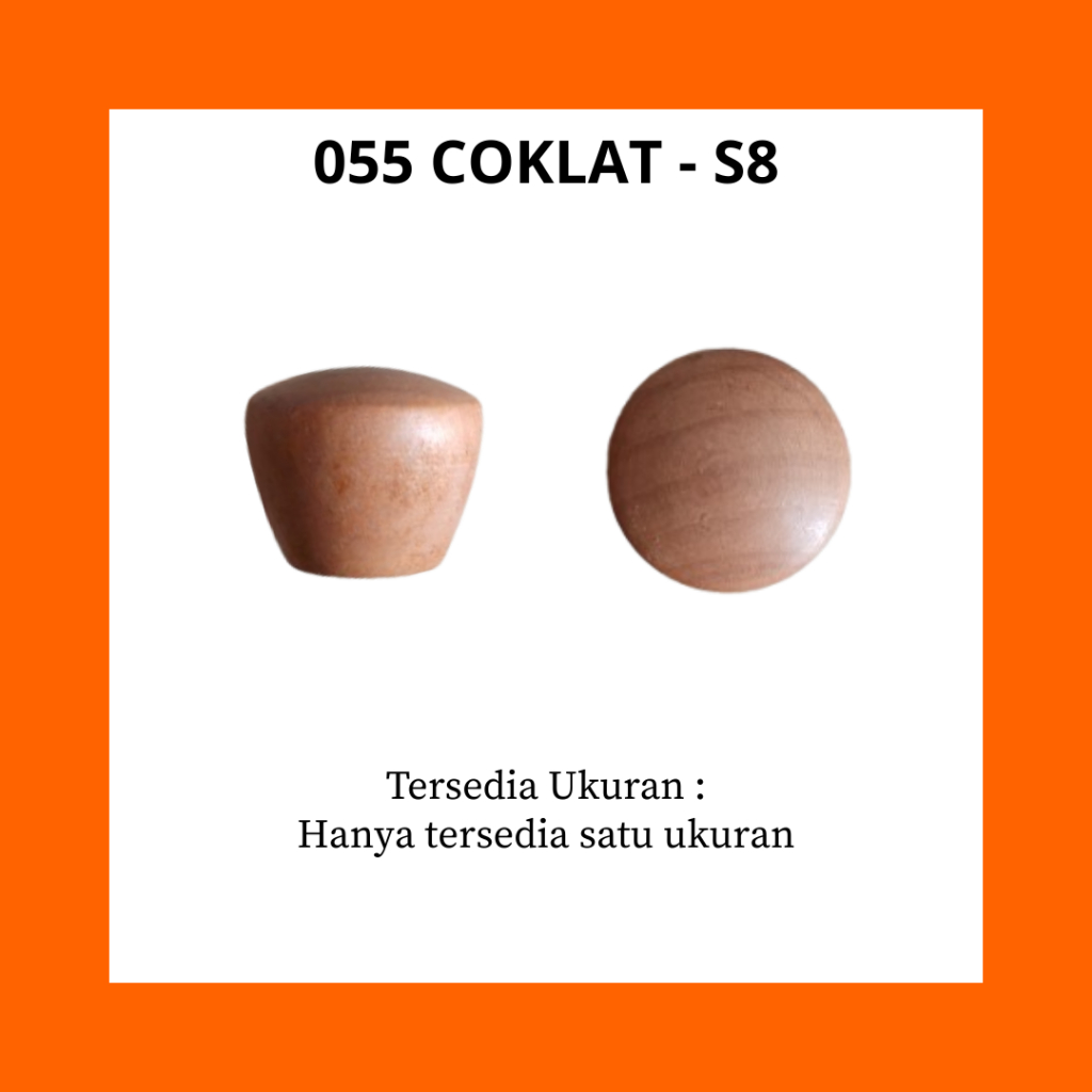 Handle 055 COKLAT - S8 | Handle Tarikan Laci | Tarikan Pintu Laci Minimalis