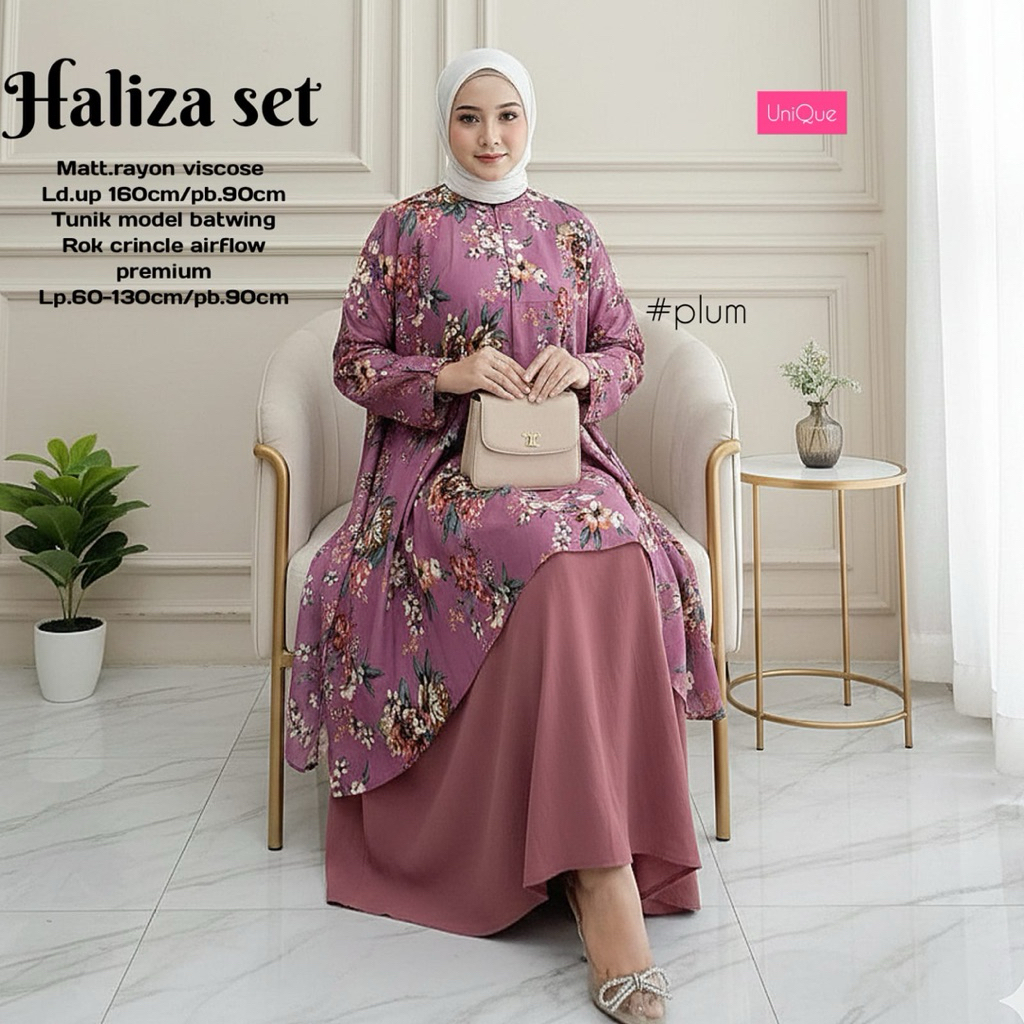 HALIZA SET ROK RAYON PREMIUM by UNIQUE