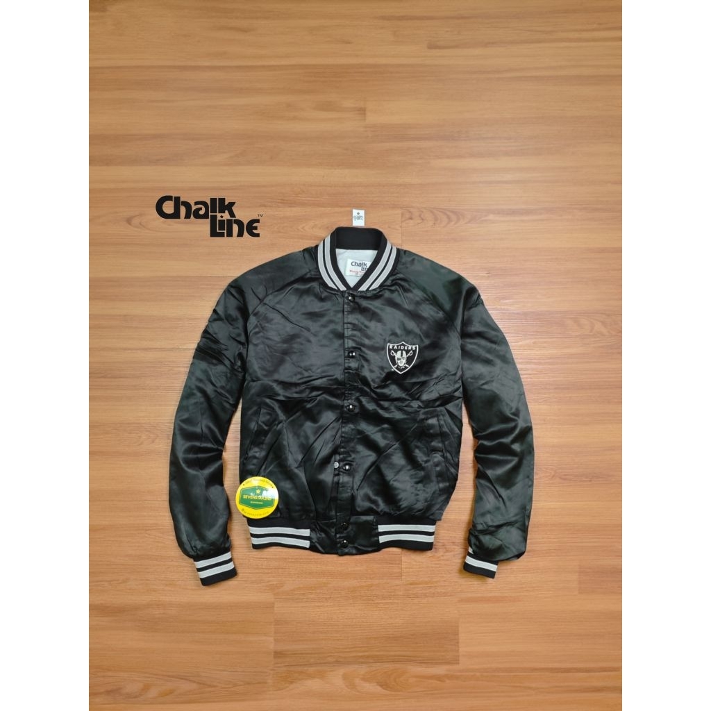 chalk line Raiders casual varsity jacket