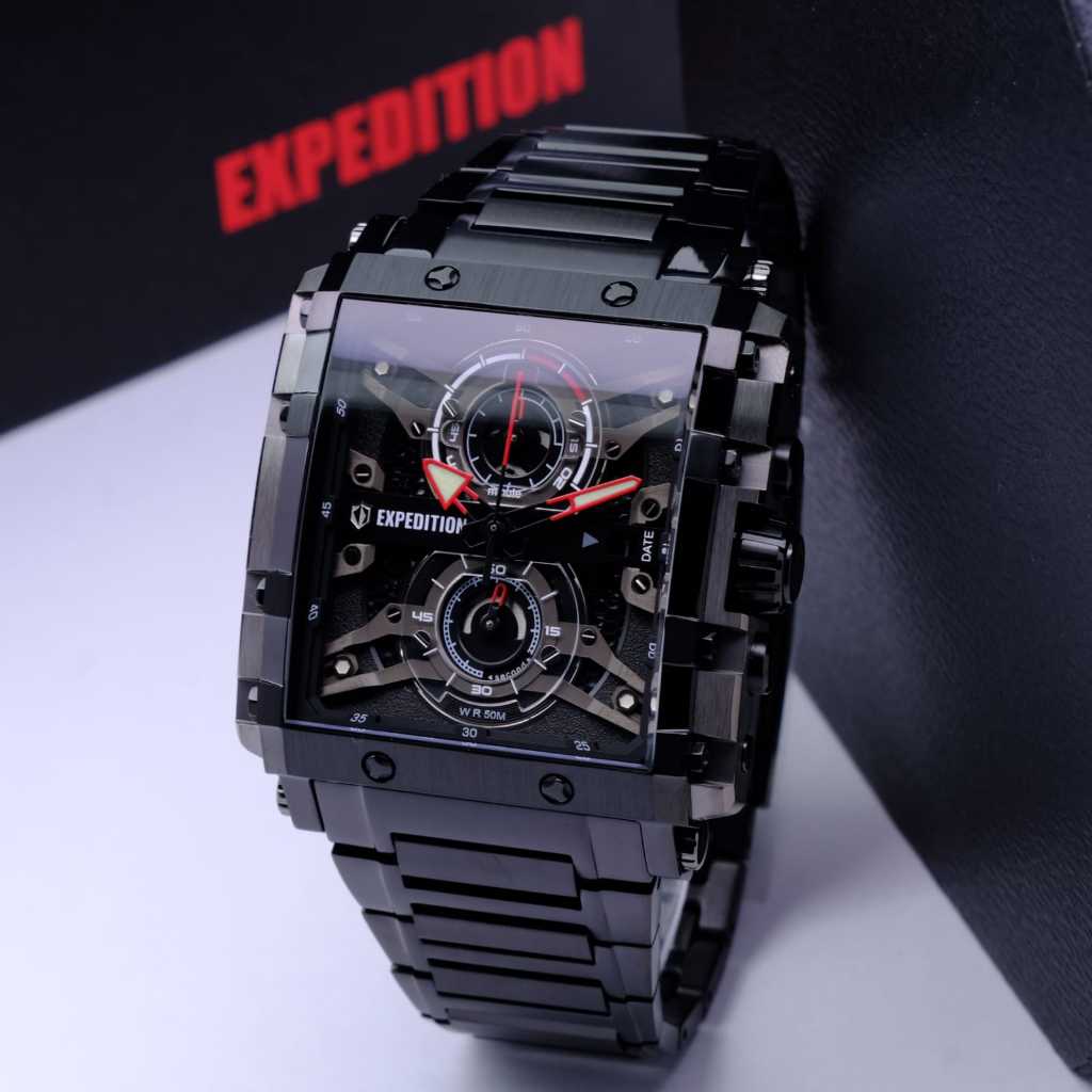 EXPEDITION E6757 BLAK RED GARANSI RESMI 1TAHUN
