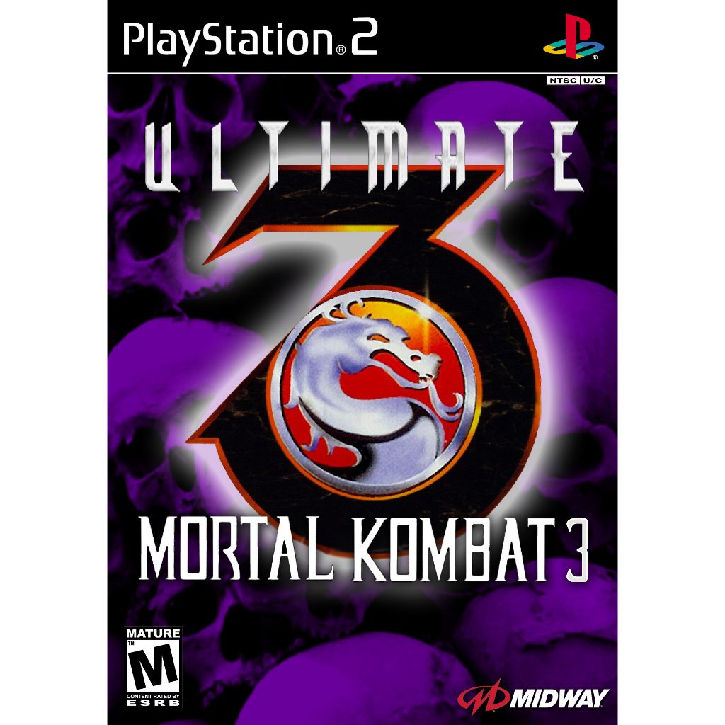 KASET PS2 ULTIMATE MORTAL KOMBAT 3