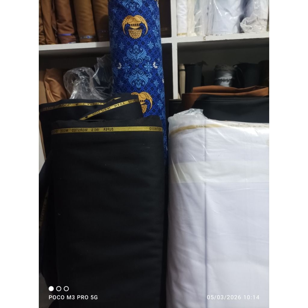 bahan kain setelan celana kantor & jas premium
