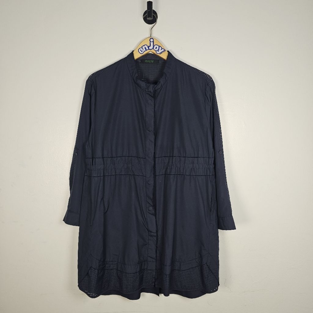 crocodile parka tipis 1 lapis parasut wanita jacket panjang second preloved