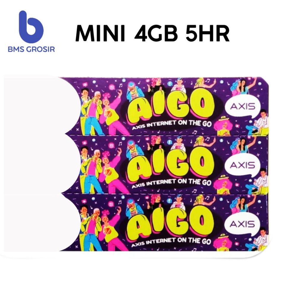 Voucher Axis Aigo Mini  4GB 5 Hr