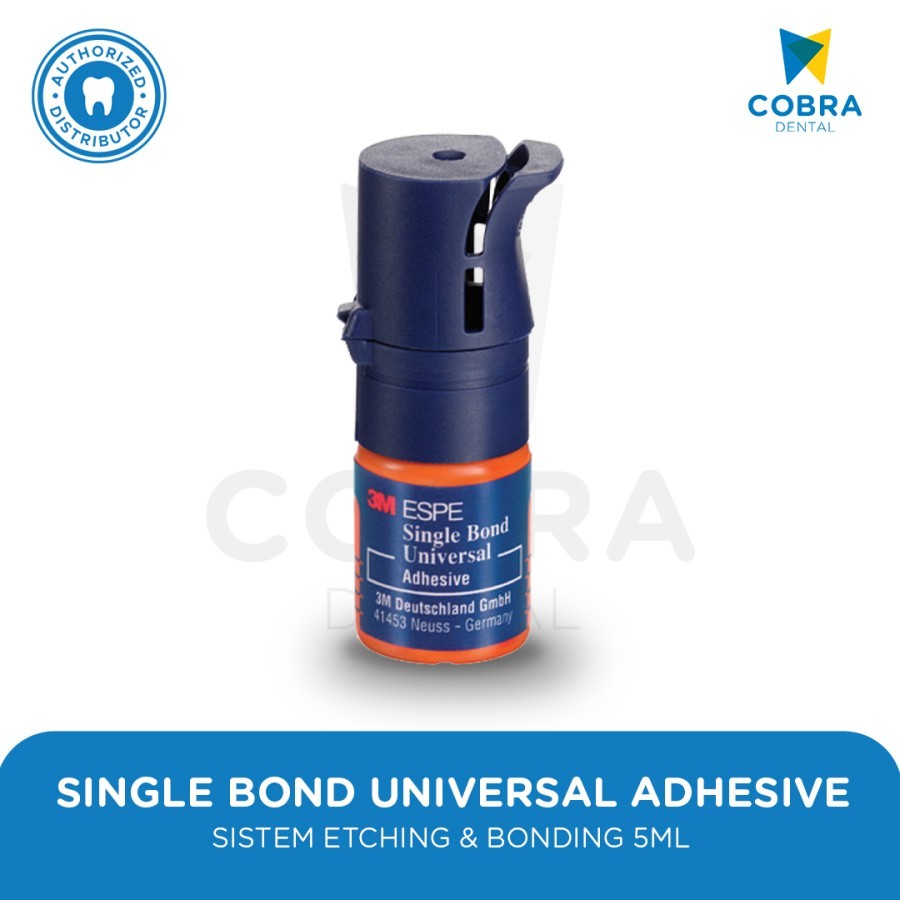 3M Solventum  SINGLE BOND UNIVERSAL RF VIAL 5ML bonding, lem komposit, dental adhesive, single bond,