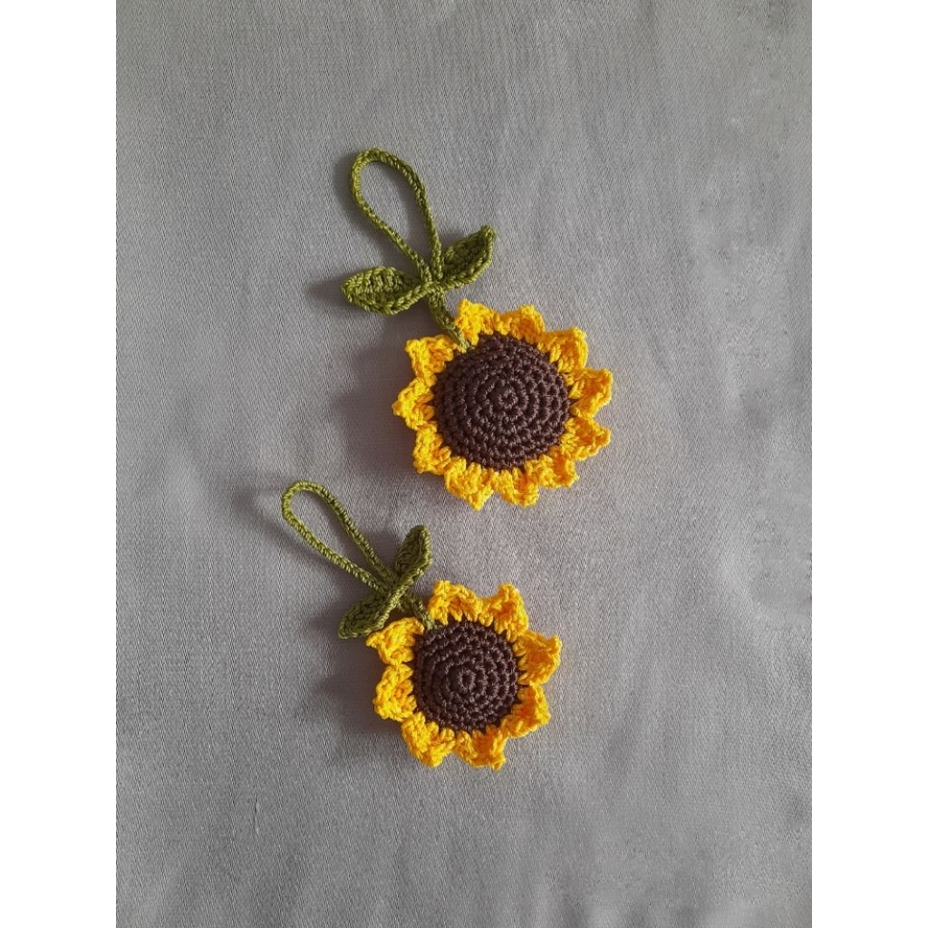 Sun Flower Bagcharm | Bagcharm Crochet